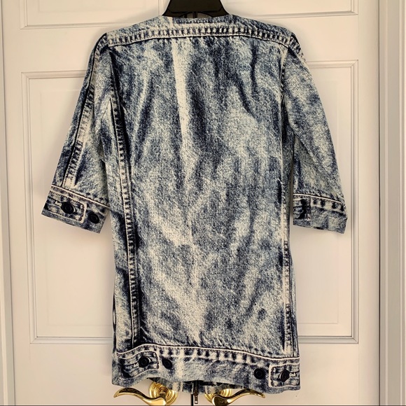 Emma Cook Denim Printed Silk Jacket - Picture 16 of 16